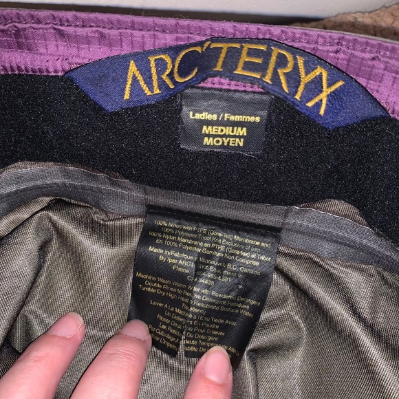 Arc'teryx 1999 Rare Alpha SL Goretex Golden Logo Jacket M - Picture 7 of 14